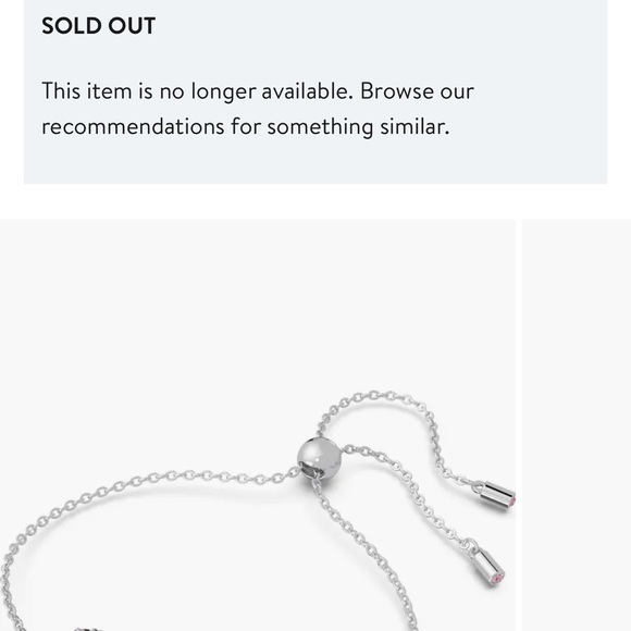 Swarovski Gema Floral Pendant Bracelet - Picture 4 of 6